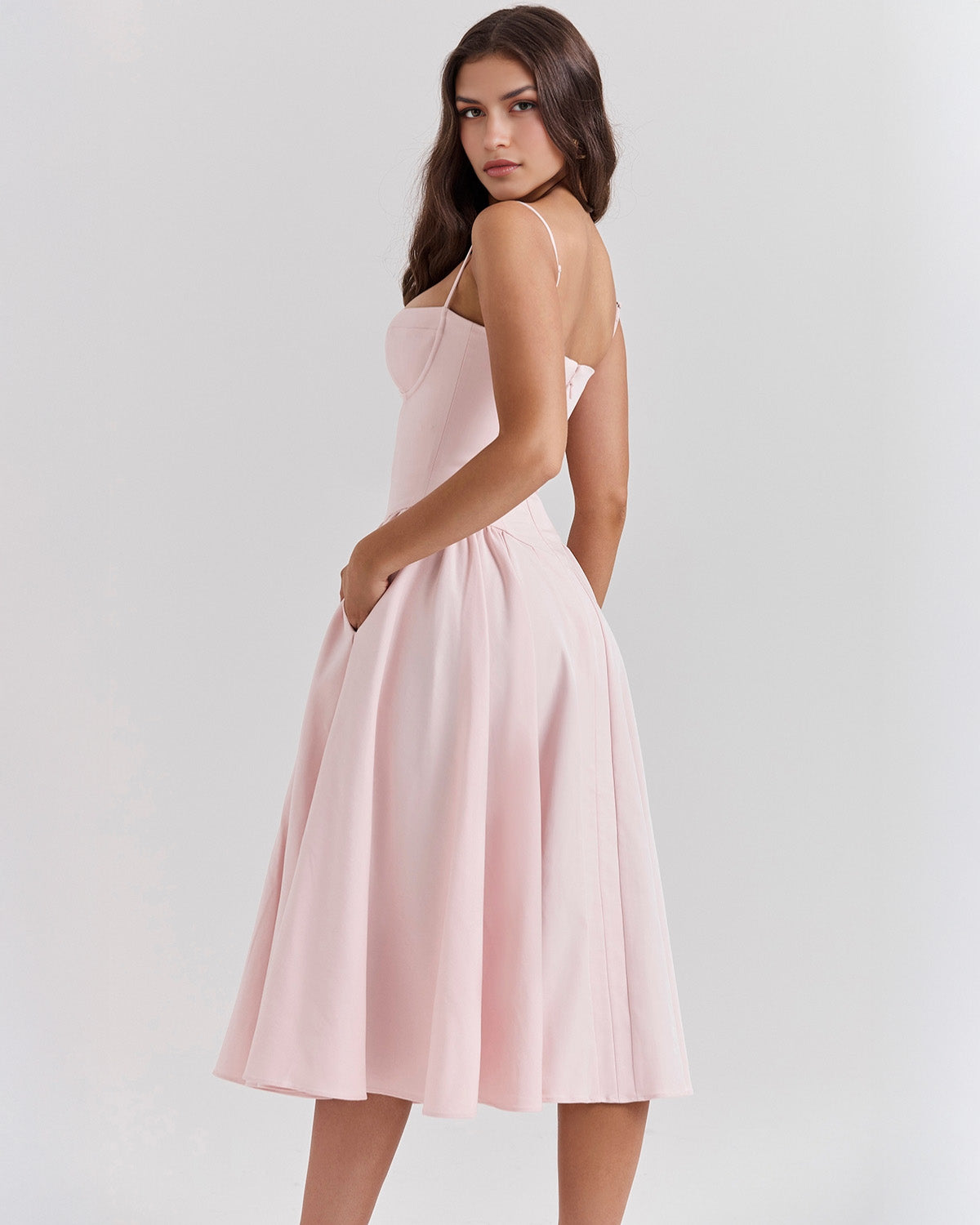 Francesca | Vestido Midi con Detalles Sofisticados