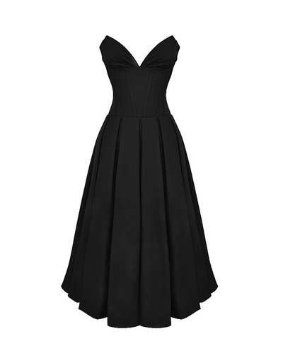 Marta | Vestido Midi con Cuerpo Estructurado