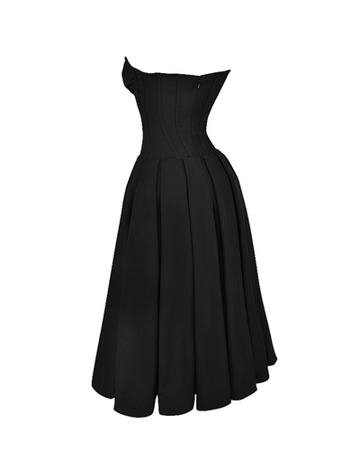 Marta | Vestido Midi con Cuerpo Estructurado