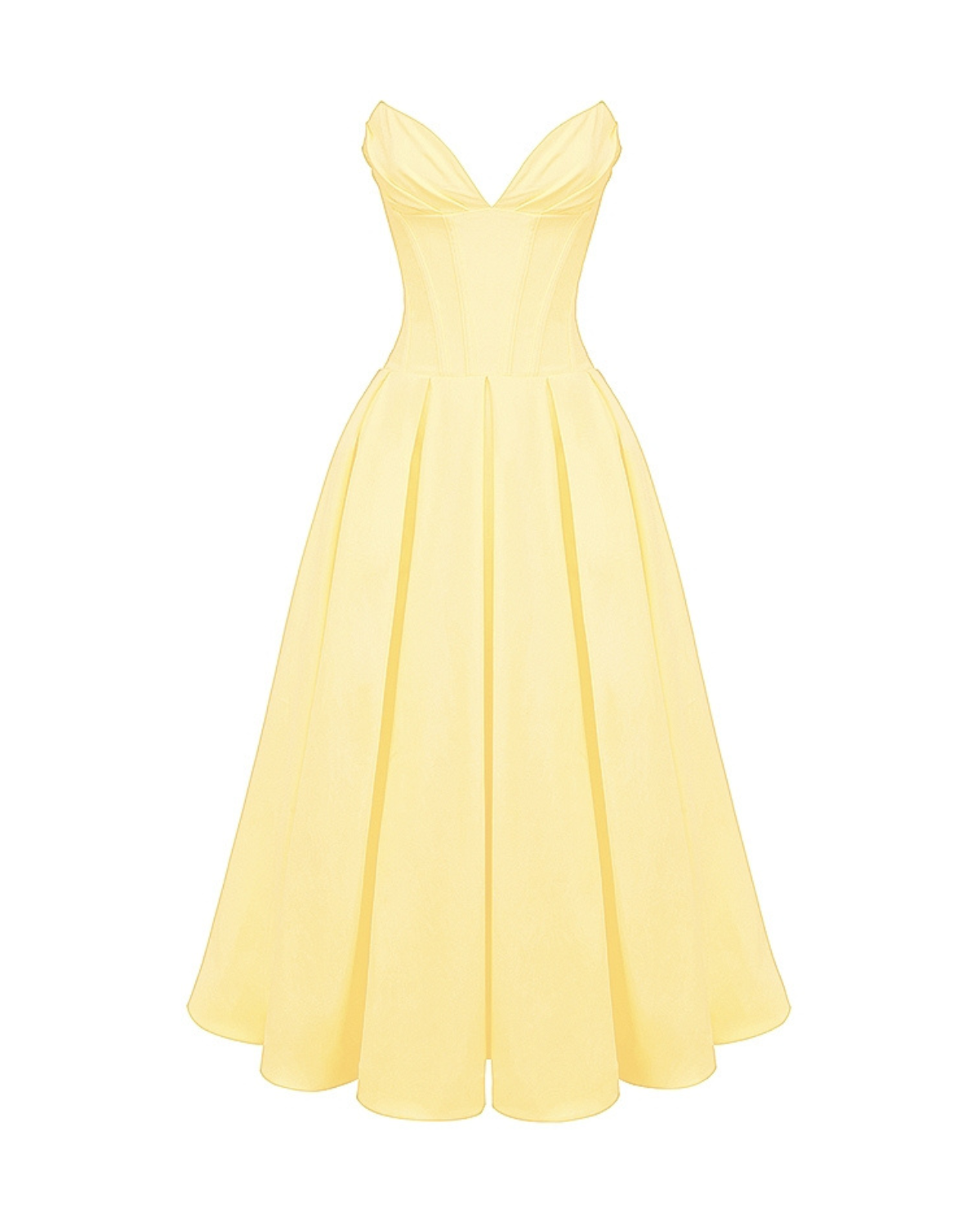 Marta | Vestido Midi con Cuerpo Estructurado