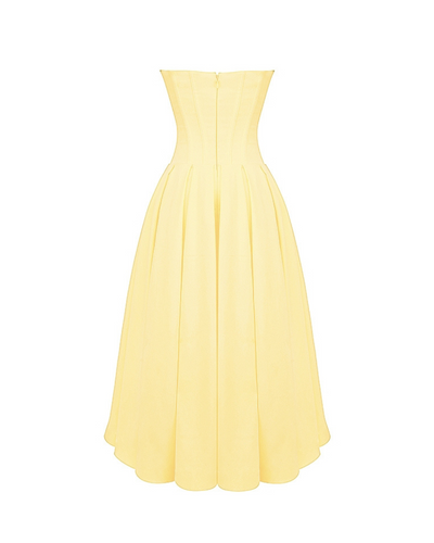 Marta | Vestido Midi con Cuerpo Estructurado