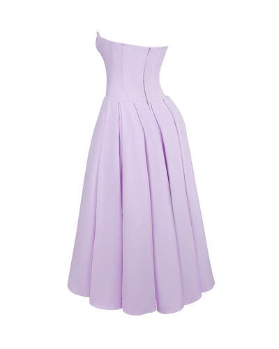 Marta | Vestido Midi con Cuerpo Estructurado