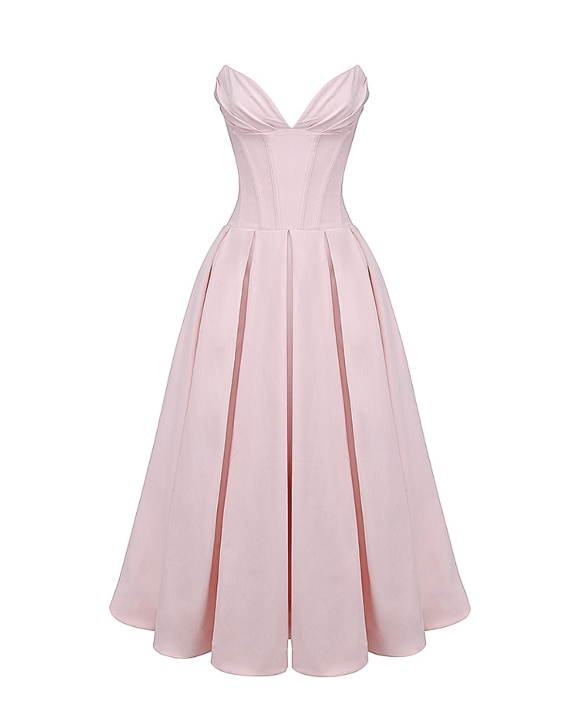 Marta | Vestido Midi con Cuerpo Estructurado