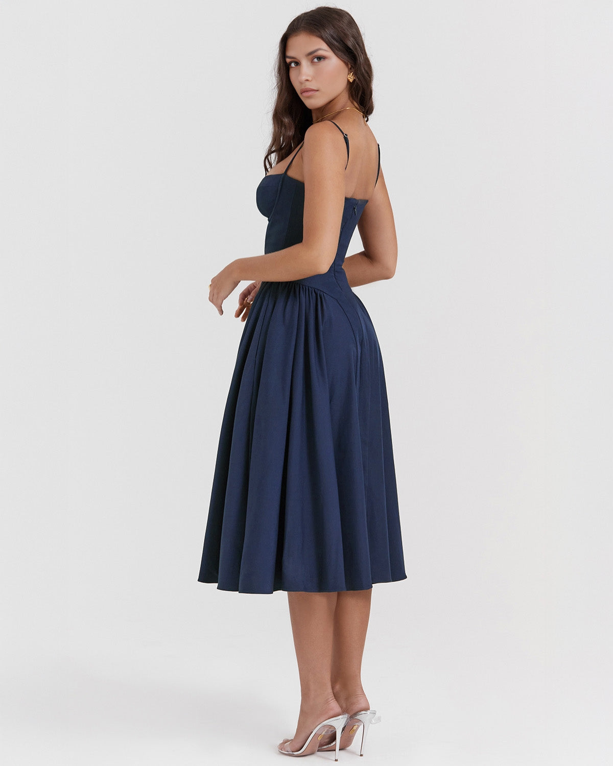 Francesca | Vestido Midi con Detalles Sofisticados