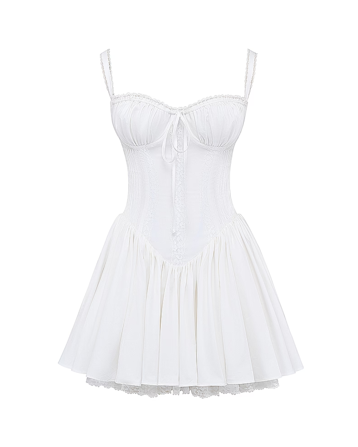 Luna | Vestido Mini con Detalles Románticos