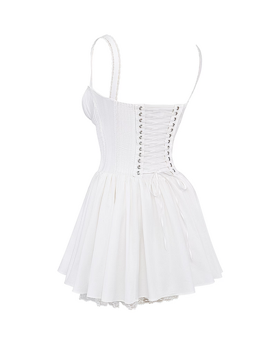 Luna | Vestido Mini con Detalles Románticos