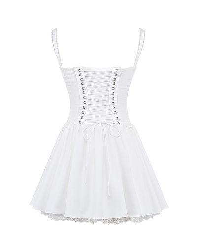 Luna | Vestido Mini con Detalles Románticos