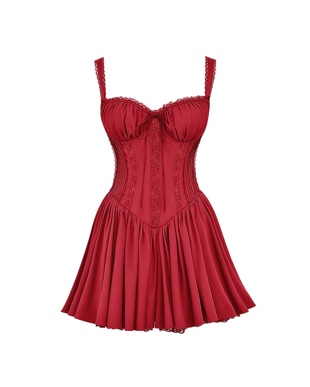 Luna | Vestido Mini con Detalles Románticos