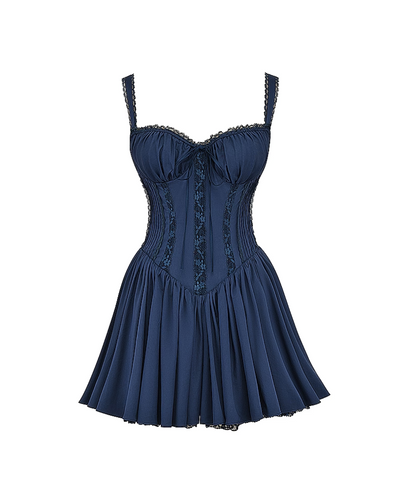 Luna | Vestido Mini con Detalles Románticos