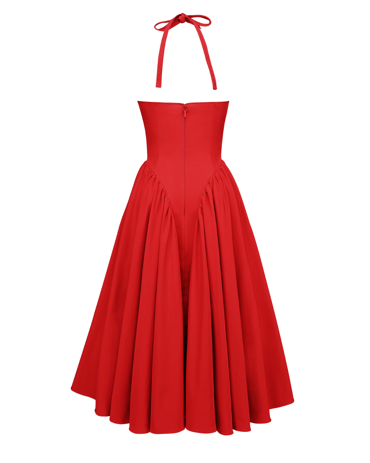 Monroe | Vestido Midi con Cuello Halter