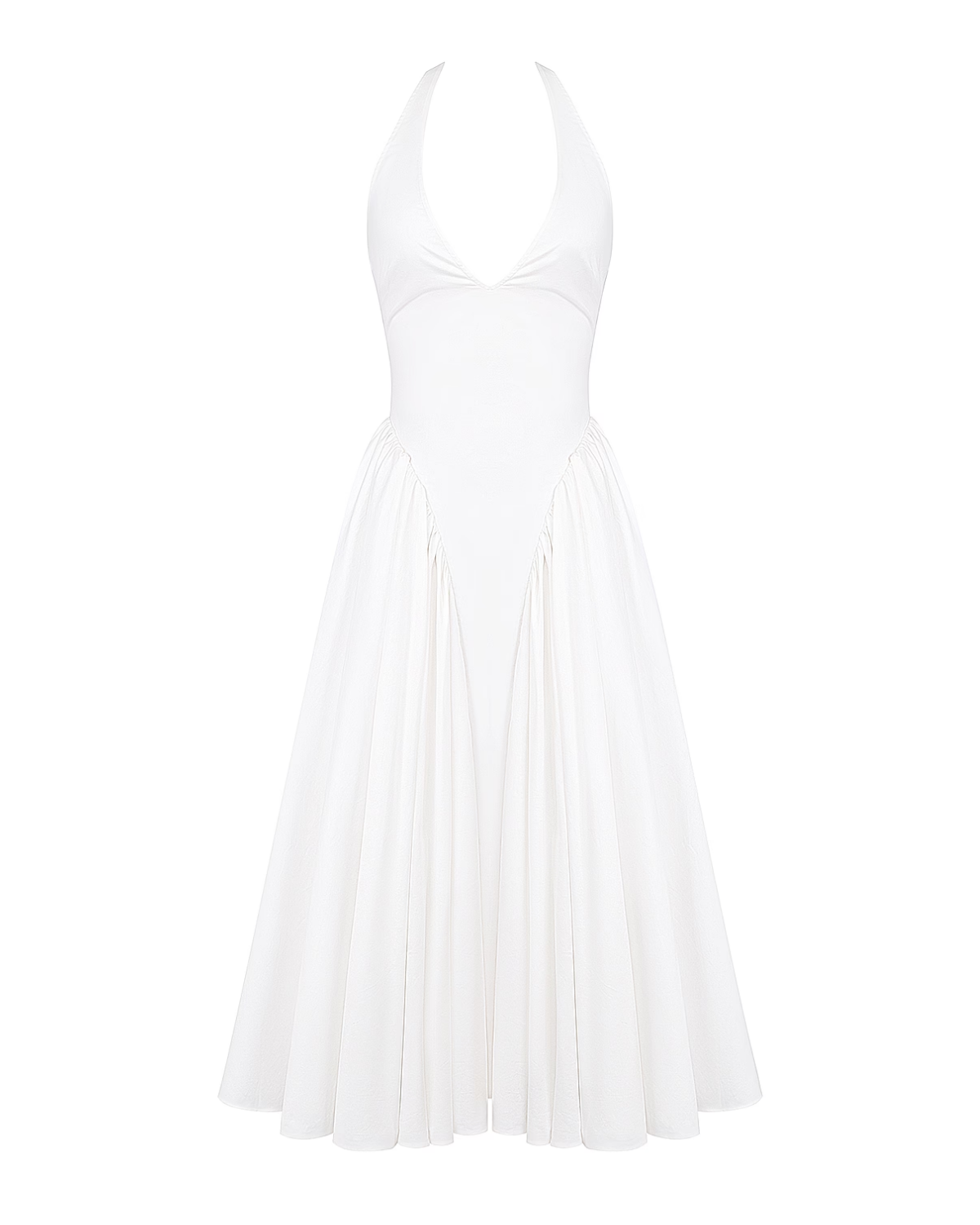 Monroe | Vestido Midi con Cuello Halter