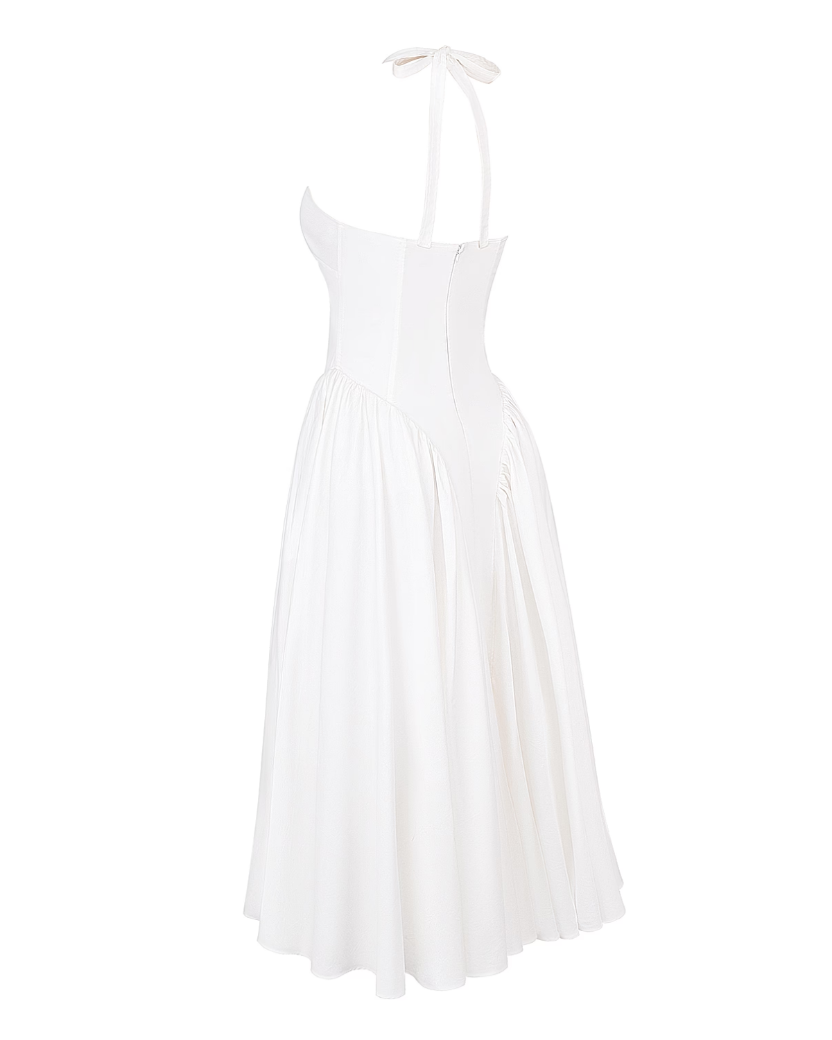 Monroe | Vestido Midi con Cuello Halter