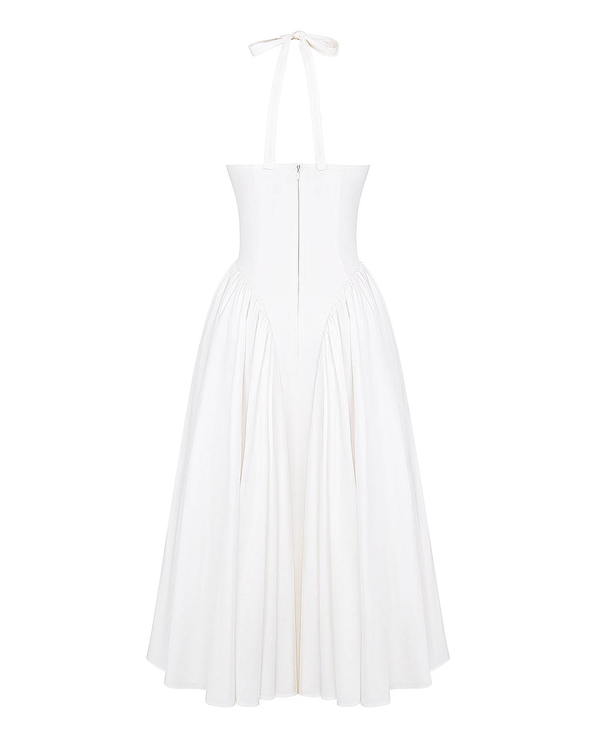 Monroe | Vestido Midi con Cuello Halter