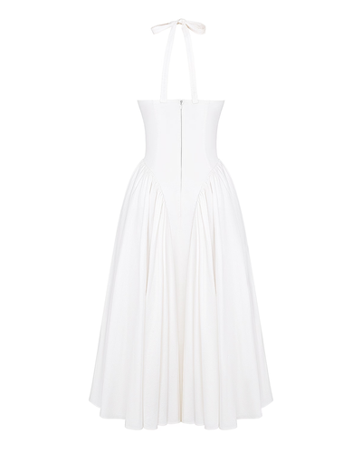 Monroe | Vestido Midi con Cuello Halter