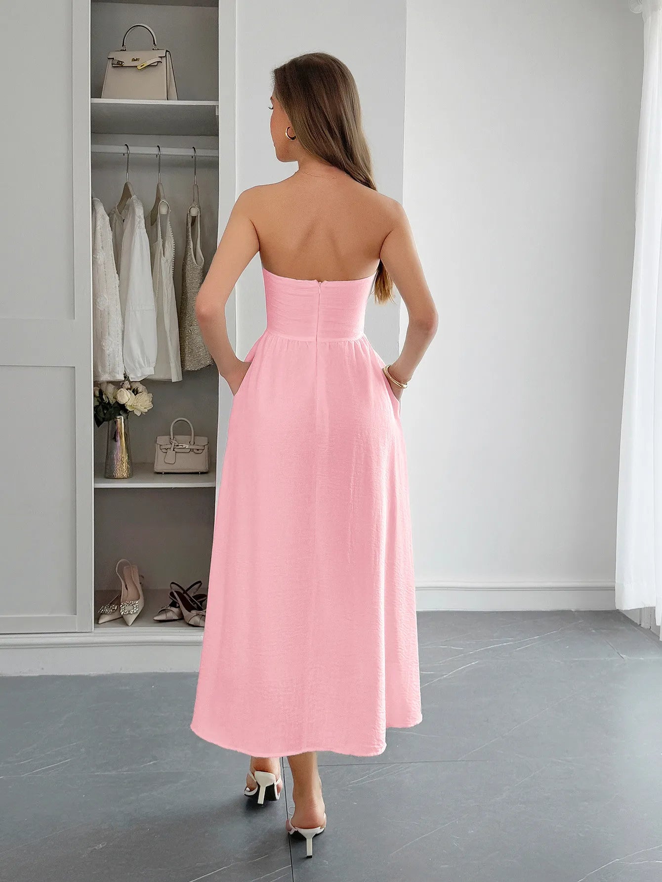 Elena | Vestido Casual sin Tirantes